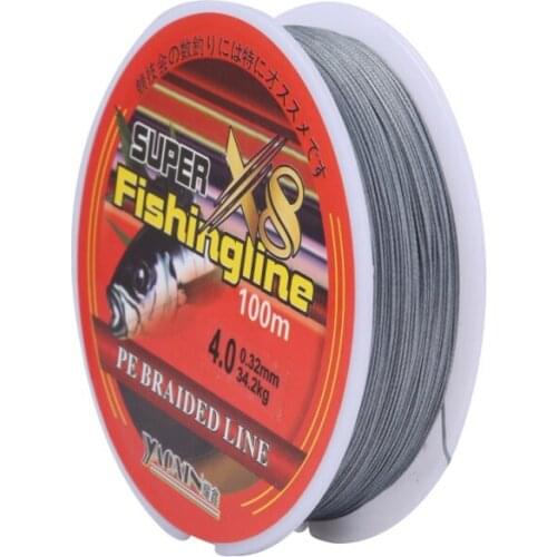 8-Strand Braided Fishing Line Abrasion Resistant PE Durable Wear-resistant Super Strong Fishing Wire Suitable Saltwater