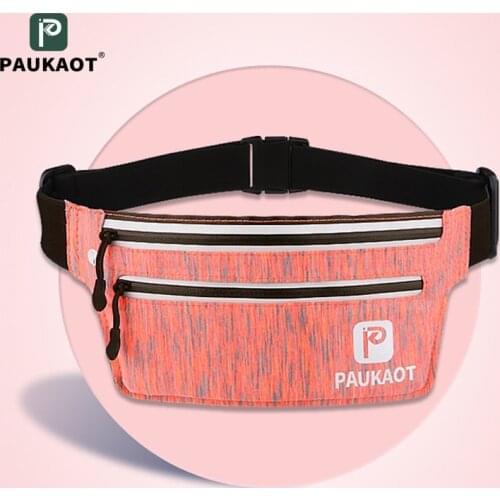 PAUKAOT Women Sport Special Runing Bags Waist Bag Crossbody Wallet Belt Travel Phone Bag Fanny Pack Mens Pouch Money Bum Bag