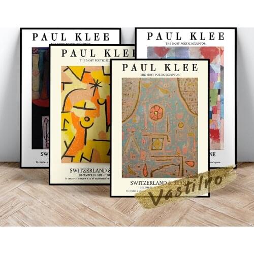 Paul Klee Famous Classic Poster, Klee Southern Gardens Art Prints, Paul Untitled Still Life Painting, Living Room Wall Stickers