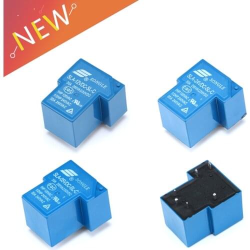 5pcs/lot Power Relay SLA-05VDC-SL-C SLA-12VDC-SL-C SLA-24VDC-SL-C 5V 12V 24V 6Pin PCB Relay 30A New Original