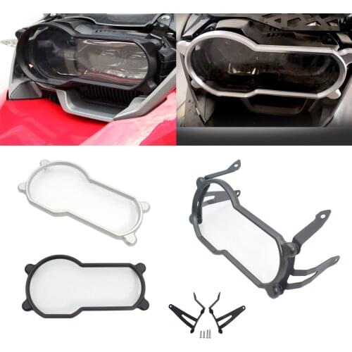 CNC 6061 Aluminum Headlight Mesh Grill Guard Cover Lens Protector For BMW R1200GS LC ADV 2013-2017