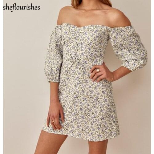 Летние платья с открытыми плечами Sheflourishes China At AliExpress