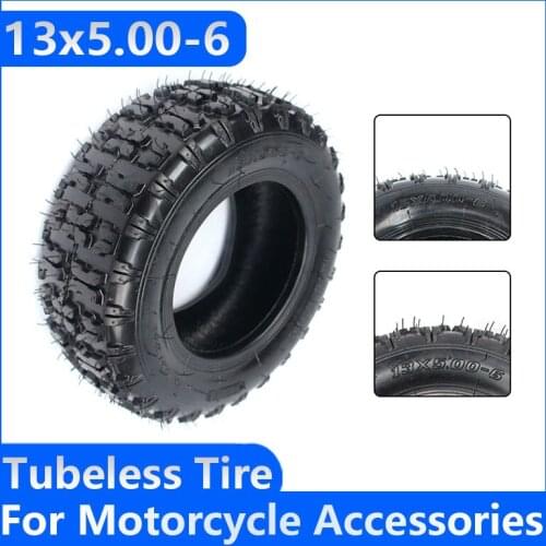 13x5.00-6 Tire Inch Tubeless Tyre for ATV QUAD Bike Gokart Scooter Mini Buggy Mower Snow Plow Motorcycles Part