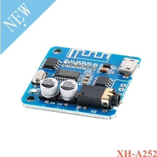 Bluetooth 5.0 Decoder Board Lossless Audio Wireless Receiver Module 5V DIY MP3 Car Audio Amplifier Speaker XH-A252