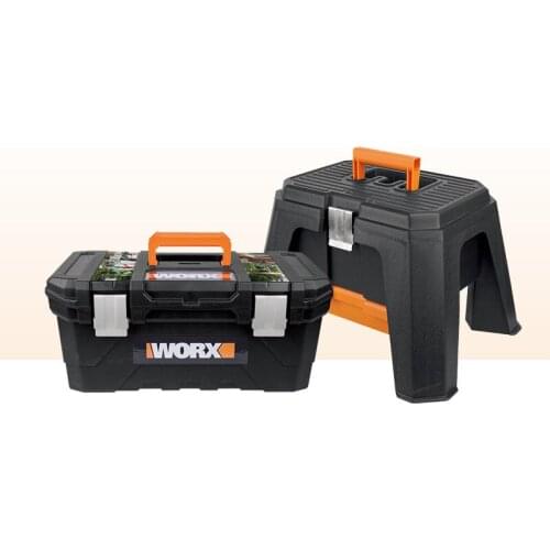 Tool storage box household layered portable multifunctional hardware plastic tool box WG629E