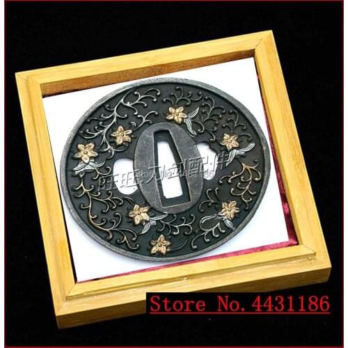 Alloy Tsuba Guard For Japanese Samurai Sword Katana DIY FITTING not send box