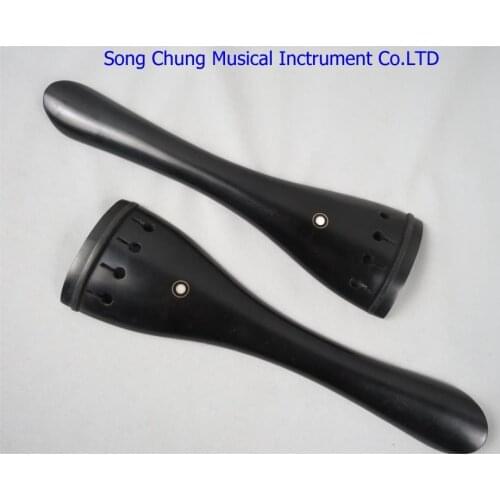 1pcs Ebony cellio tailpieces 1/8-4/4 with tail gut