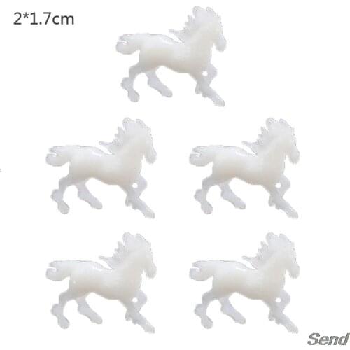 5Pcs Silicone Mini Running Horse Modeling Resin Mold Landspace Fillings Resin Jewelry Fillings Resin Casting Art Craft