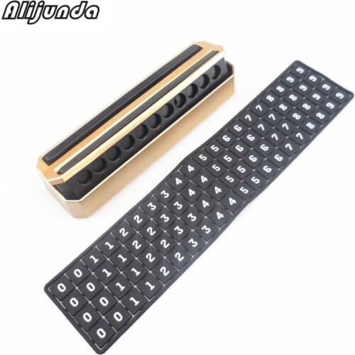 Car Temporary Card Parking Lot Mobile Number Card for Kia Rio K2 K3 K5 K4 Cerato,Soul,Forte,Sportage R,SORENTO,Mohave,OPTIMA