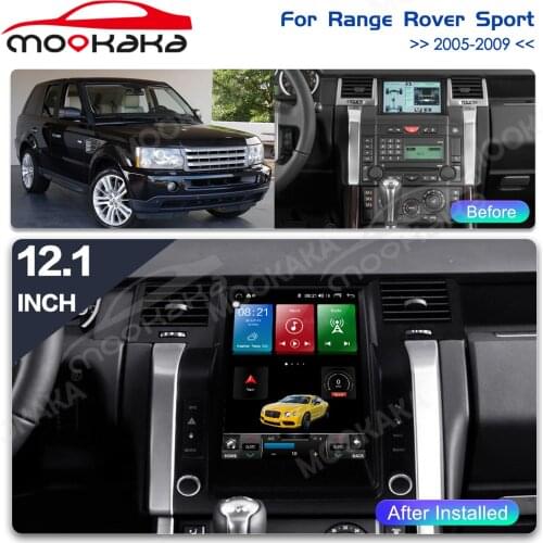 Tesla Style Android 11.0 Car Radio GPS Navigation For Land Rover Range Rover Sport 2006 2007 2008 Auto Multimedia Stereo Player