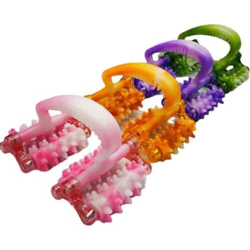 Household Whole Body Massage Mini Four-Wheel Lunar Multifunctional Massage Wheel With New-type Roller Leg Neck Massager