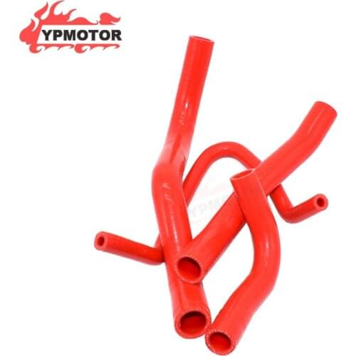 CB 600 03-06 Red Color Street Bike Silicone Radiator Hose Water Pipes Coolant Tube For Honda CB600 CB600F Hornet 600 2003-2006