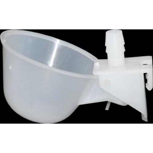 100 pcs Chicken drinking Cups Quail waterer bowls Bird glass Animal husbandry tools Automatic Bird Coop Feeder Drinking Cups