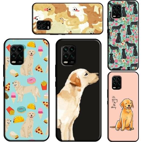 Cartoon Golden Retriever Dog Case For Xiaomi Mi 11 Lite Ultra 9T 10T Pro Mi Note 10 Lite POCO F3 M3 X3 Pro TPU Cover