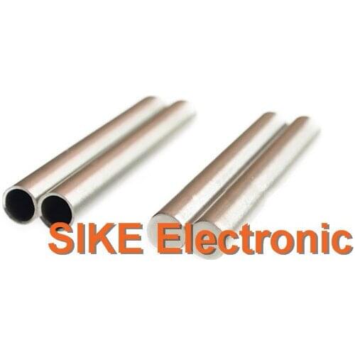 NTC temperature sensor PT100 thermocouple DS18B20 stainless steel tube blind tube 6 * 50mm nickel-plated copper shell