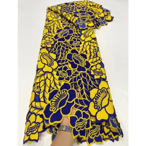 Beautiful High Quality Water Soluble Tissue Skin Friendly Cord laces African Party Dress Clothes Sewing Guipure Lace Fabric Cord