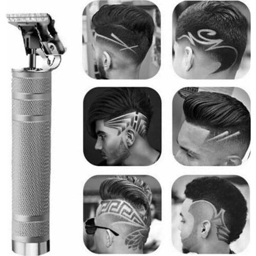 5W Salon Powerful Cordless Hair Trimmer Beard Baldheaded Oil Head Cutting