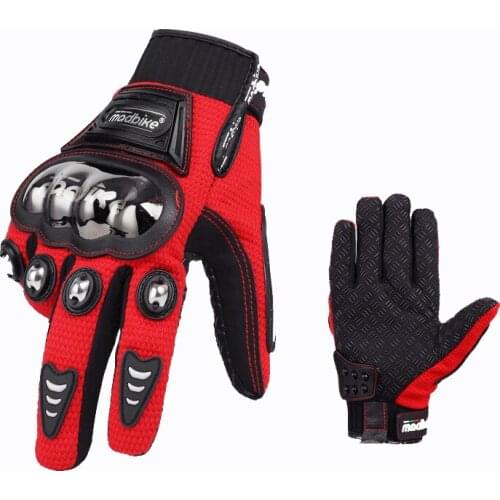 Motorcycle Gloves Madbike Guantes Moto Stainless Steel Protection Breathable Protective Gears Motocicletas Gloves MAD01S