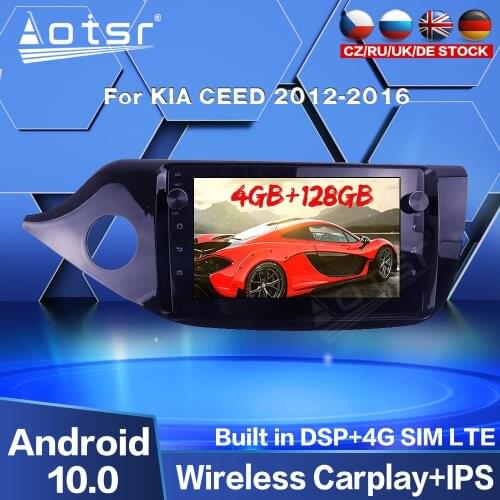 Android Multimedia Player For KIA CEED 2012 2013 2014 2015 2016 Car GPS Navigation Radio Audio 128GB Screen Carplay Auto Stereo