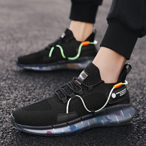 2020 Hot Sell Mens Shoes Running Outdoor Breathable Comfortable Sneakers Fitness Shock Absorption Trainer Sport Gym Sneaker