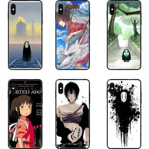 For Huawei Honor 20 20I 20S 10 10I 6A 7A 7X 8C 8X 9 9A 9I 9X Lite Pro Quality Spirited Away No Face TPU Black Soft Phone Cover