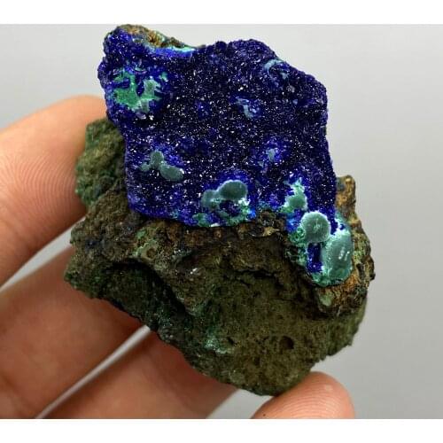 42g Natural beautiful Azurite mineral specimen crystal Stones and crystals Healing crystal from china