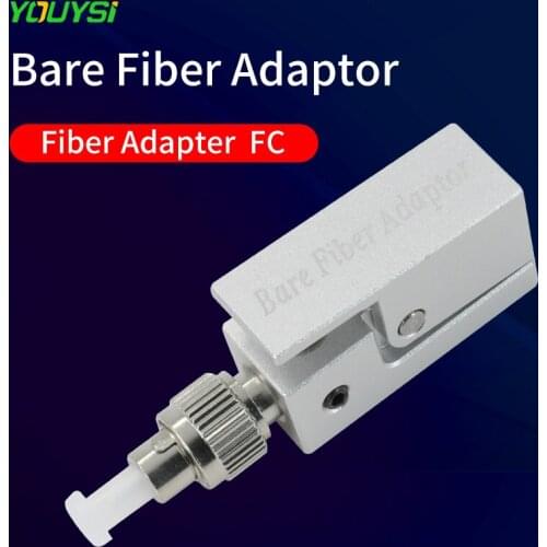 New Optic Fiber Connector FC square bare fiber adapter flange Bare fiber adaptor Temporary succeeded OTDR Test