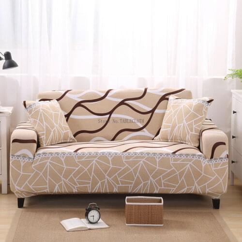 Printed Pattern Stretch Sofa Cover All-inclusive Non-slip Leather Sofa Cover Sofa Seat Cushion Sofa Towel Sofa Cover