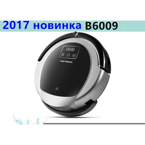 B6009 Robotic Vacuum Cleaner, 2D Map & Gyroscope Navigation,with Memory,Low Repetition,Virtual Blocker,UV Lamp,Wet Mop