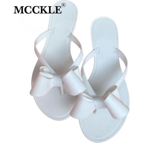 Woman Flip Flops Flat Slippers Butterfly Knot Soft Rubber Slides Summer Female Beach Slippers Home Outside Shoes Casual Sandals