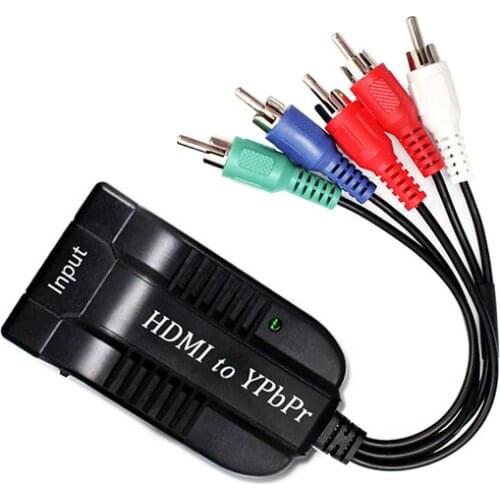 HDMI To SCALER YPBPR Converter Adapter 1080P HDMI To YPBPR + Audio R/L Converter For TV PC DVD Monitor