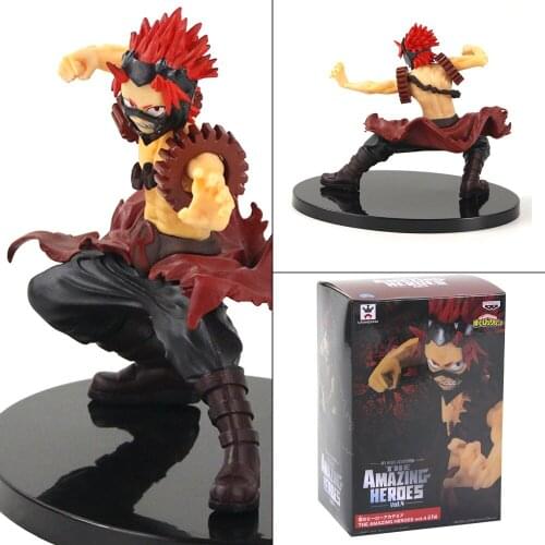 15cm Anime My Hero Academia Figure Toy THE AMAZING HEROES Vol.04 Kojiro Red Riot Eijiro Kirishima Figurals Model Toy Dolls