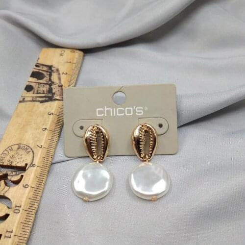 American jewelry earrings personality temperament retro versatile fashion fashion card free Earrings female d76