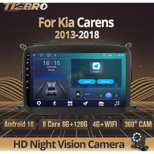 2DIN Android 10 Car Radio For Kia Carens 2013-2018 GPS Navigation Auto Radio Stereo Receiver Car Multimidia Player Car DVD IGO