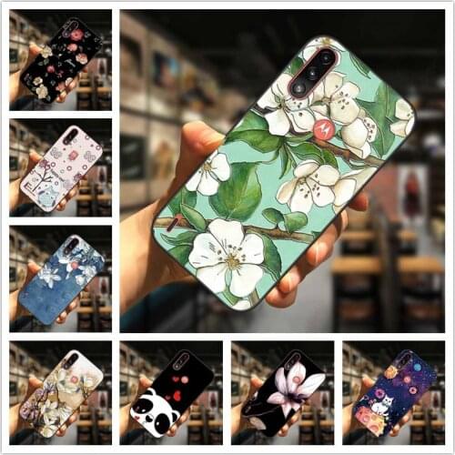 For Moto E7i Power / E7 Power Case 3D Flower Emboss Silicone Phone Cover For Motorola Moto E6i / E6s 2020 Cases Soft Relief Capa