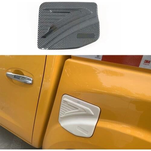 For Nissan NAVARA D23 Frontier NP300 2017 2018 2019 Chrome Gas Tank Oil Cover Fuel Tank Cap Cover Sticker Case Car Accessories