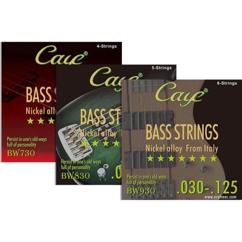 Electric Bass Strings 4 5 6Pcs String BW730-4 BW830-5 BW930-6 Light Gauge Guitare Guitarra Musical Instrument Accessories
