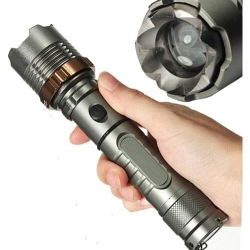 Jiguoor XM-L T6 2000lm 5 Modes Lotus Shape Mini Tactical LED Flashlight Torch Lanterna Linternas Zaklamp High Bright Powerful