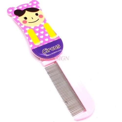 Comb Folding Cartoon With Mirror Portable Combs Home Cute Hairbrush Travel Foldable Hairdressing Supplies For Girl Gift Sale