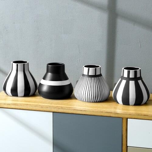 Nordic Ceramic Vase Creative Hotel Decoration Crafts Home Living Room Porch Decoration