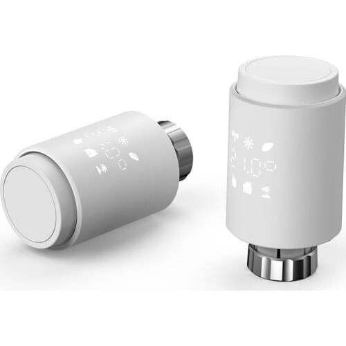 Tuya ZigBee Smart Radiator Actuator Programmable Thermostatic Radiator Valve Temperature Controller Setup With Alexa Google home