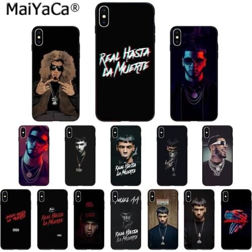 MaiYaCa Rapper Anuel AA Real Hasta La Muerte TPU Soft Phone Case for iPhone 8 7 6 6S Plus X XS MAX 5 5S SE XR 11 11pro max Cover