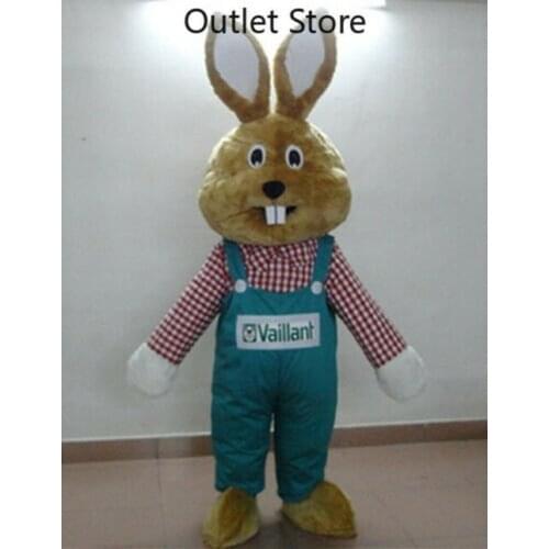 Halloween Cartoon Plush Rabbit Cosplay Mascot Costume Party Xmas Outfit Carnival Mascot Costume