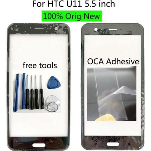 Shyueda 100% Orig New + OCA Tool For HTC U11 5.5 inch Outer Front Screen Glass Lens