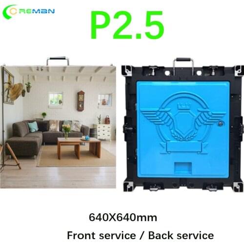 P2.5 led screen video wall led sign 640X640mm MRV366 high refresh rate led panels