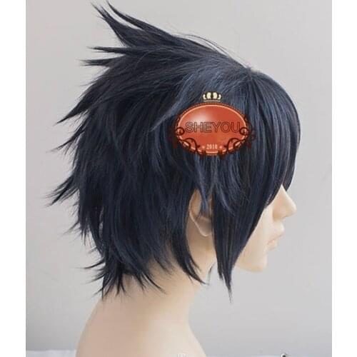 Final Fantasy Noctis Lucis Caelum Wig FF15 XV Heat Resistant Synthetic Hair Cosplay Wigs + Wig Cap