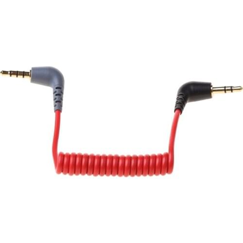 Replacement 3.5mm TRS to 3.5mm TRRS Adapter Cable for RODE SC7 SC2 By Video MIC Wireless GO Video Micro-type Mics