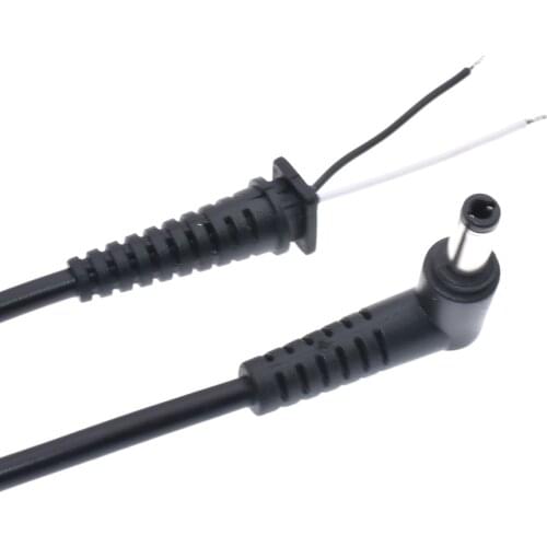 1pcs 5.5*2.5mm DC Power Male Tip Plug Connector With Cord / Cable For Toshiba Asus Lenovo Laptop Adapter, 5.5X2.5mm