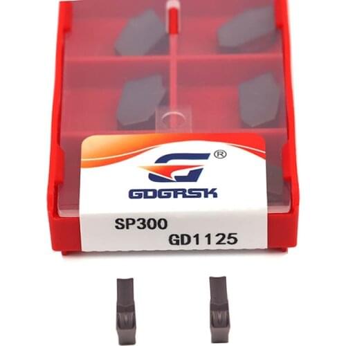 10pcs High Quality Grooving Blades SP200 SP300 SP400 GD1125 Slotting Carbide Inserts CNC Metal Lathe Turning Tool Cutting Blades