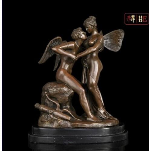 14 Abstract Art Sculpture Decoration Angel Copper Bronze Marble Statue Figurine